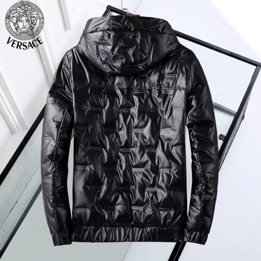 Versace Down Coat Long Sleeved For Men GoodFit 3100