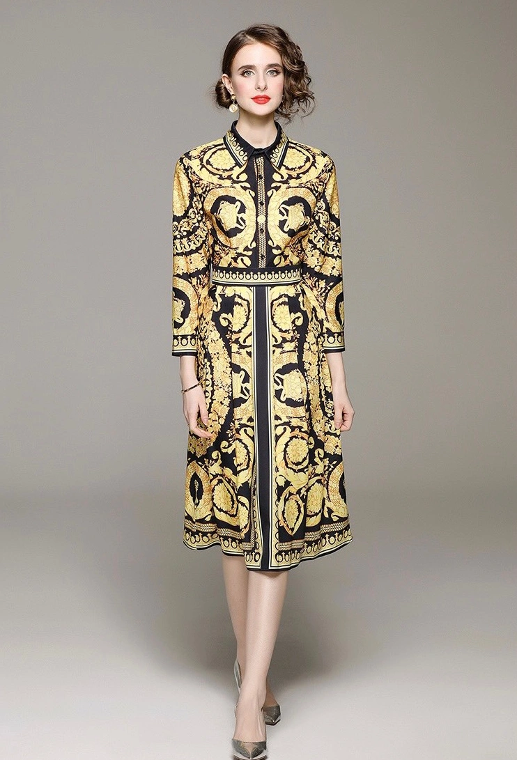 Versace Dresses Long Sleeved For Women UrbanStyle 3713