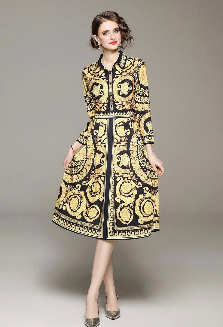 Versace Dresses Long Sleeved For Women UrbanStyle 3713