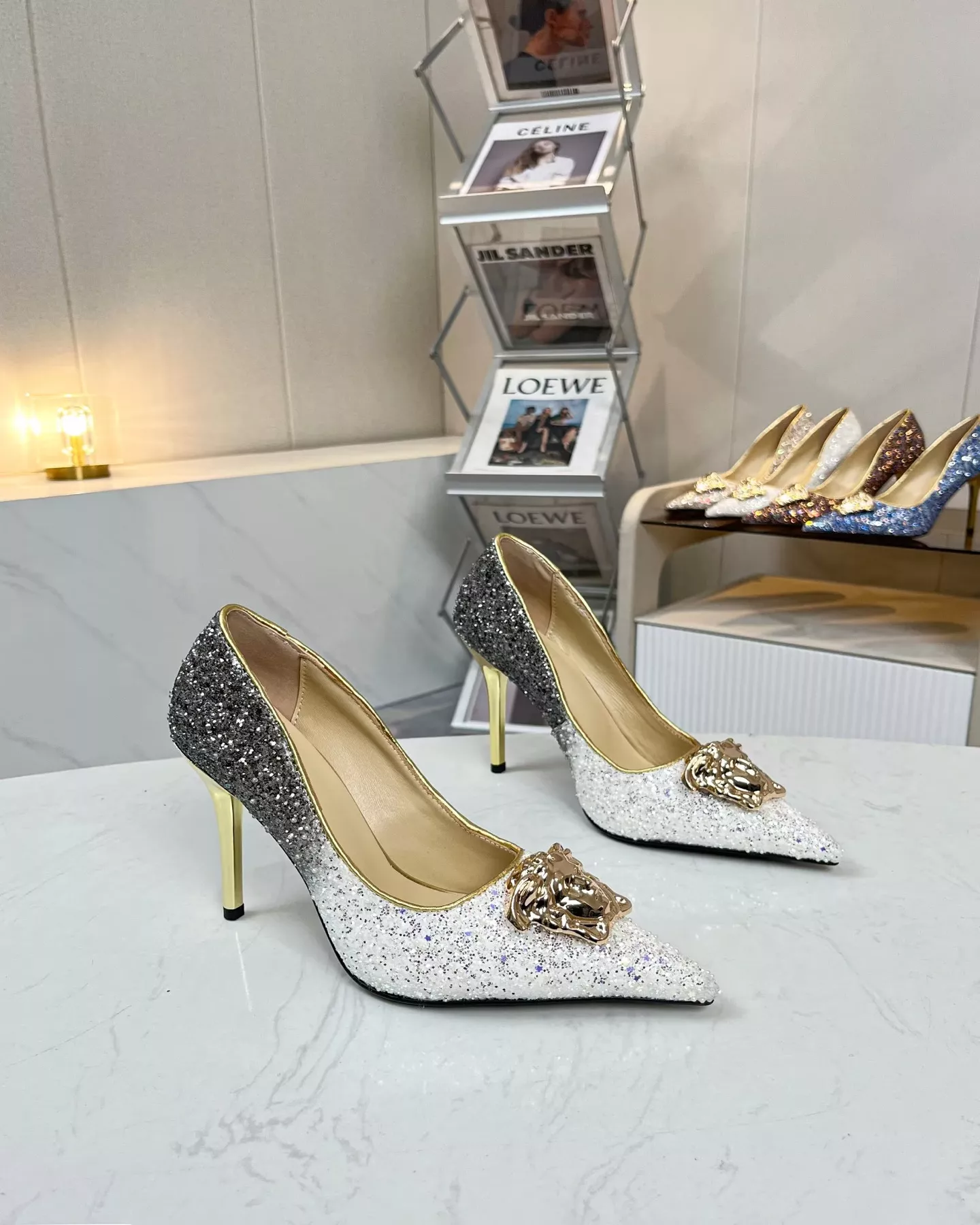 Versace High-Heeled Shoes For Women EyeCatching 1079