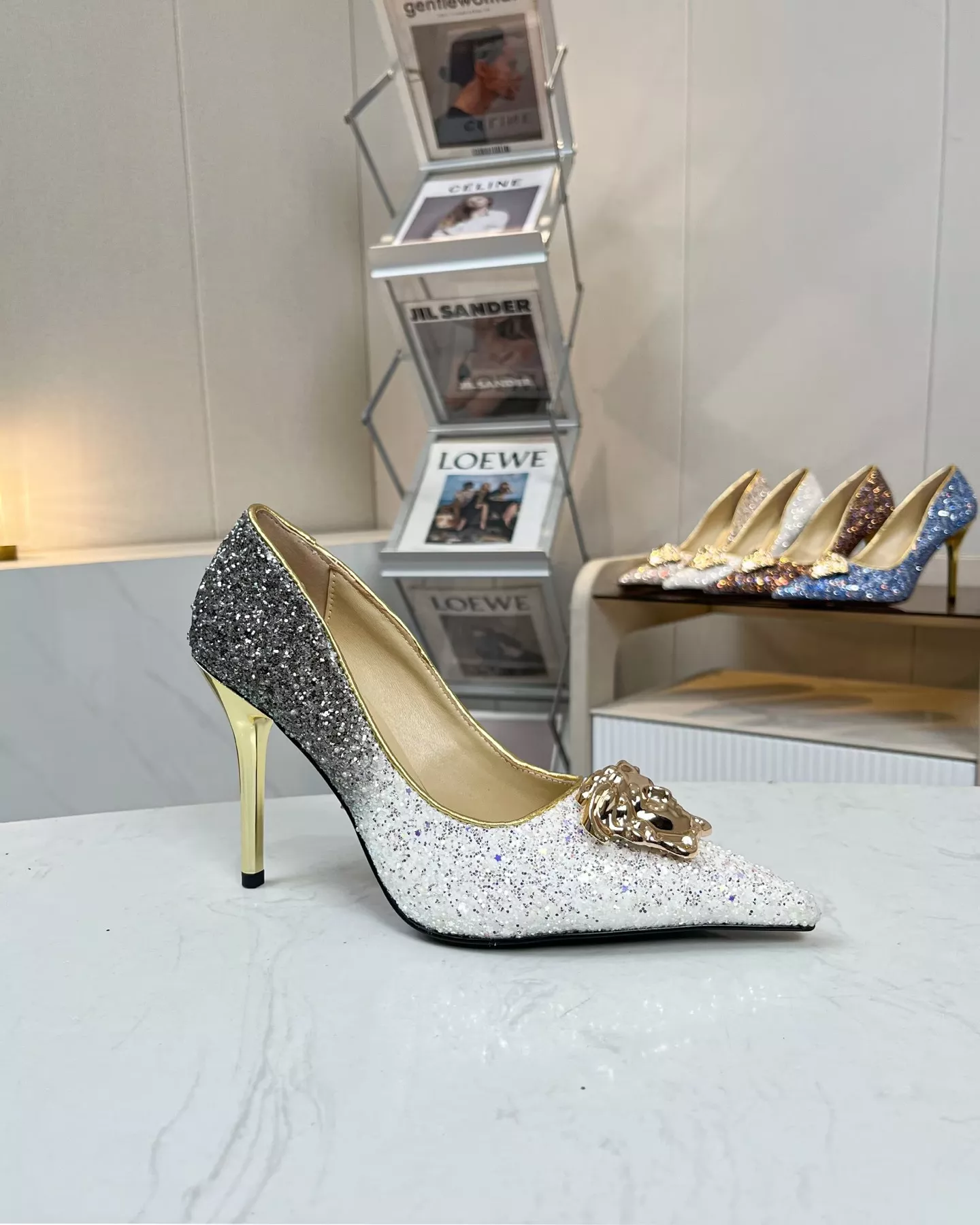 Versace High-Heeled Shoes For Women EyeCatching 1079