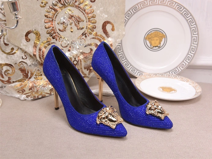 Versace High-Heeled Shoes For Women Stylish 8434