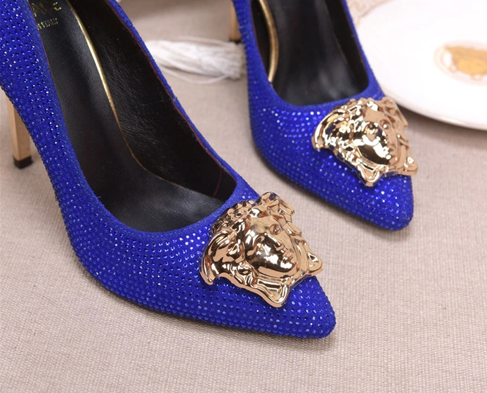 Versace High-Heeled Shoes For Women Stylish 8434