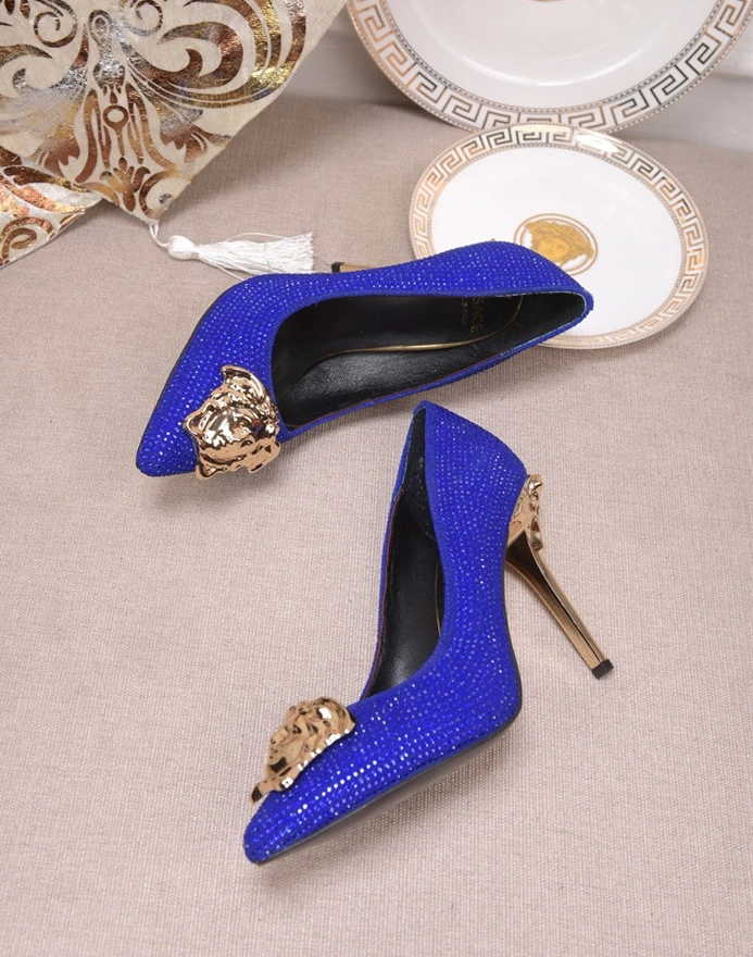 Versace High-Heeled Shoes For Women Stylish 8434