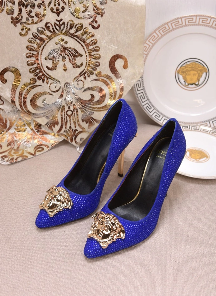Versace High-Heeled Shoes For Women Stylish 8434