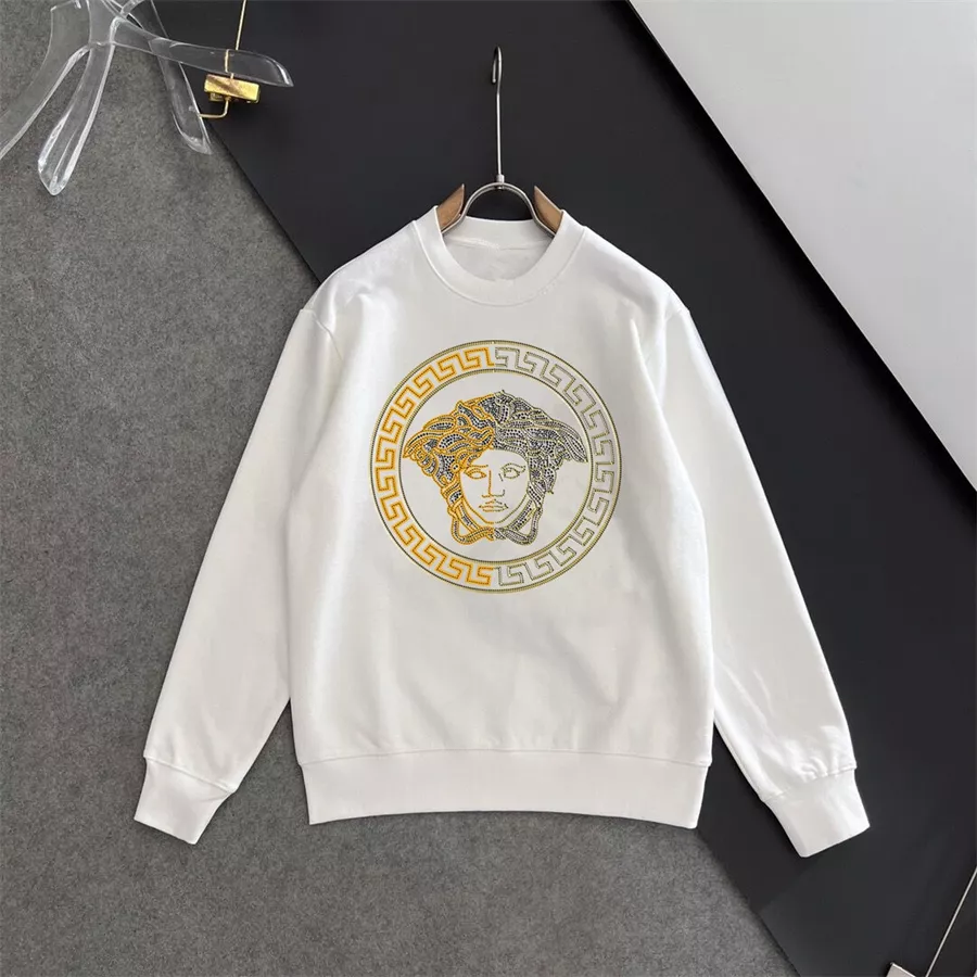 Versace Hoodies Long Sleeved For Men Resilient 7072