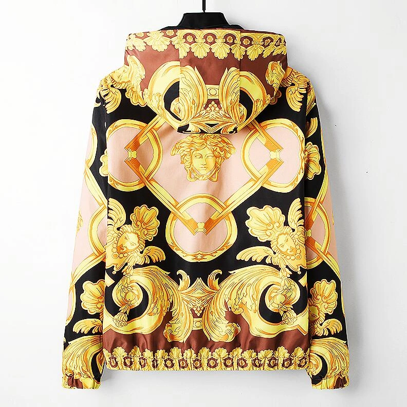 Versace Jackets Long Sleeved For Men Bright 8342