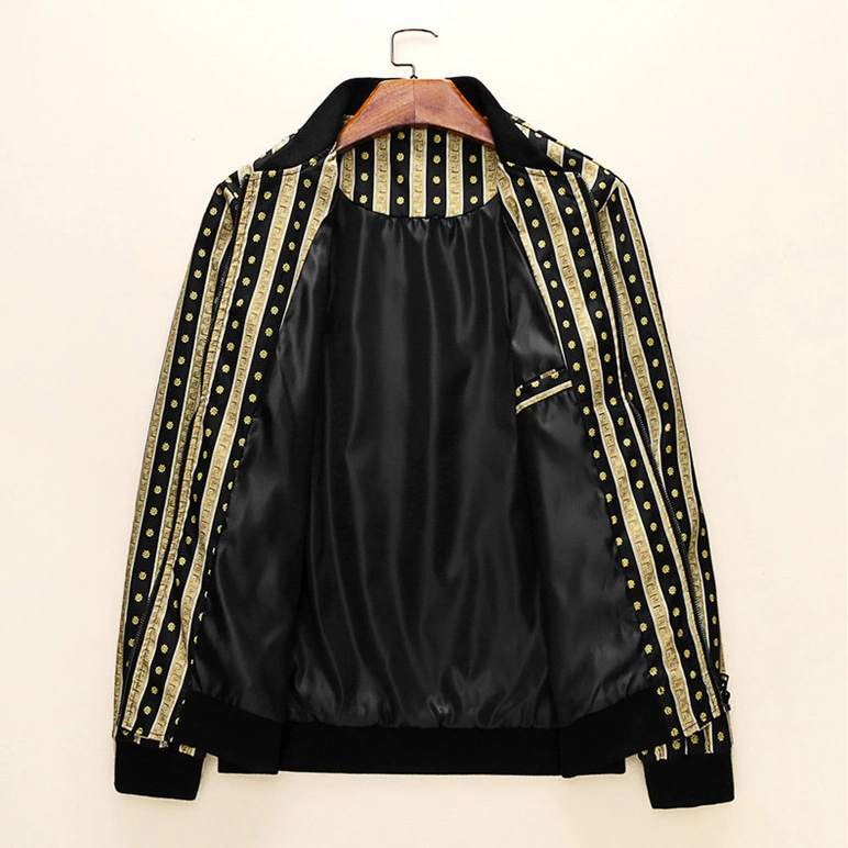 Versace Jackets Long Sleeved For Men Elegant 2871