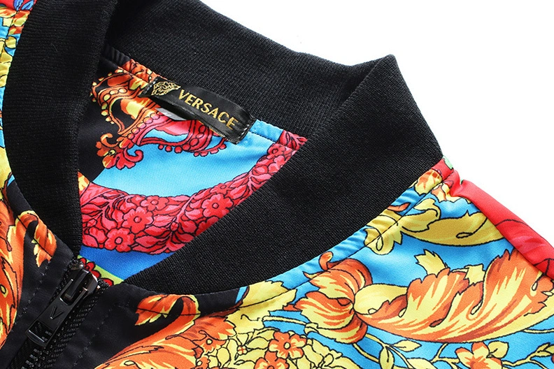 Versace Jackets Long Sleeved For Men Elegant 2926