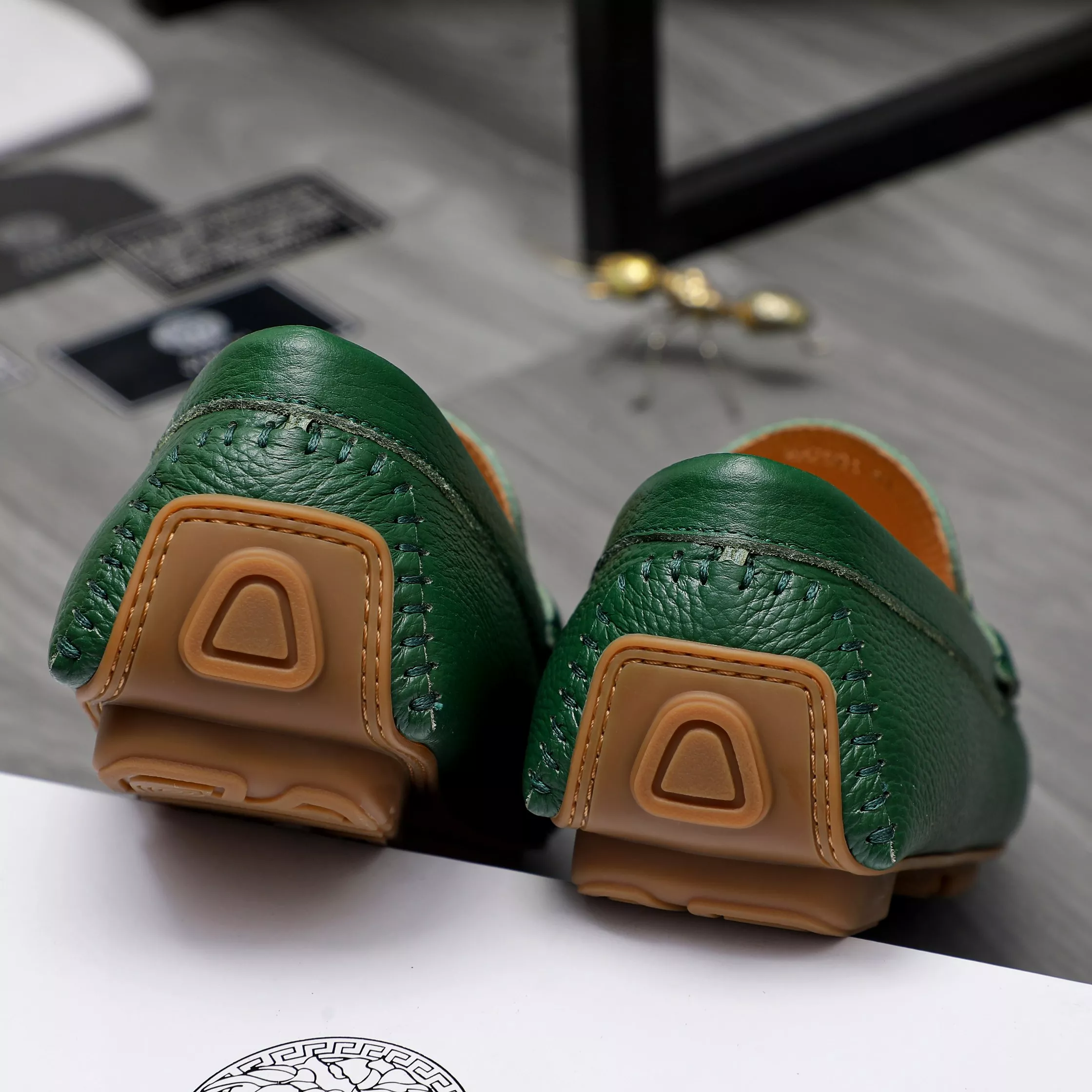 Versace Leather Shoes For Men Affordable 6019