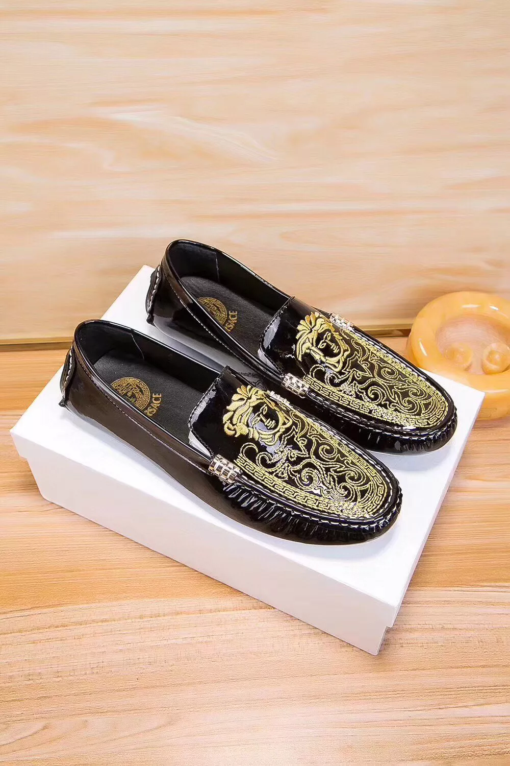 Versace Leather Shoes For Men Bold 470