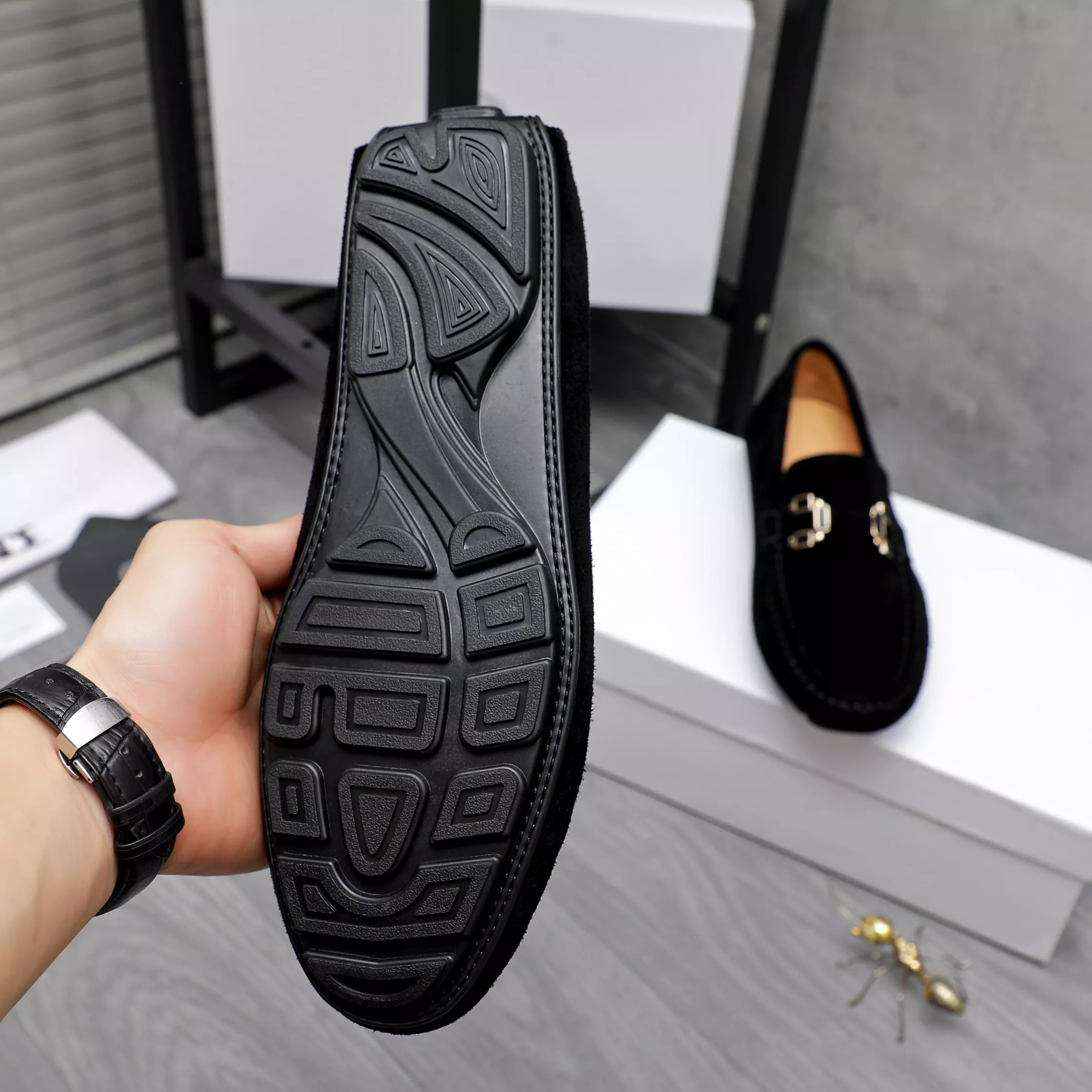 Versace Leather Shoes For Men Bright 7131