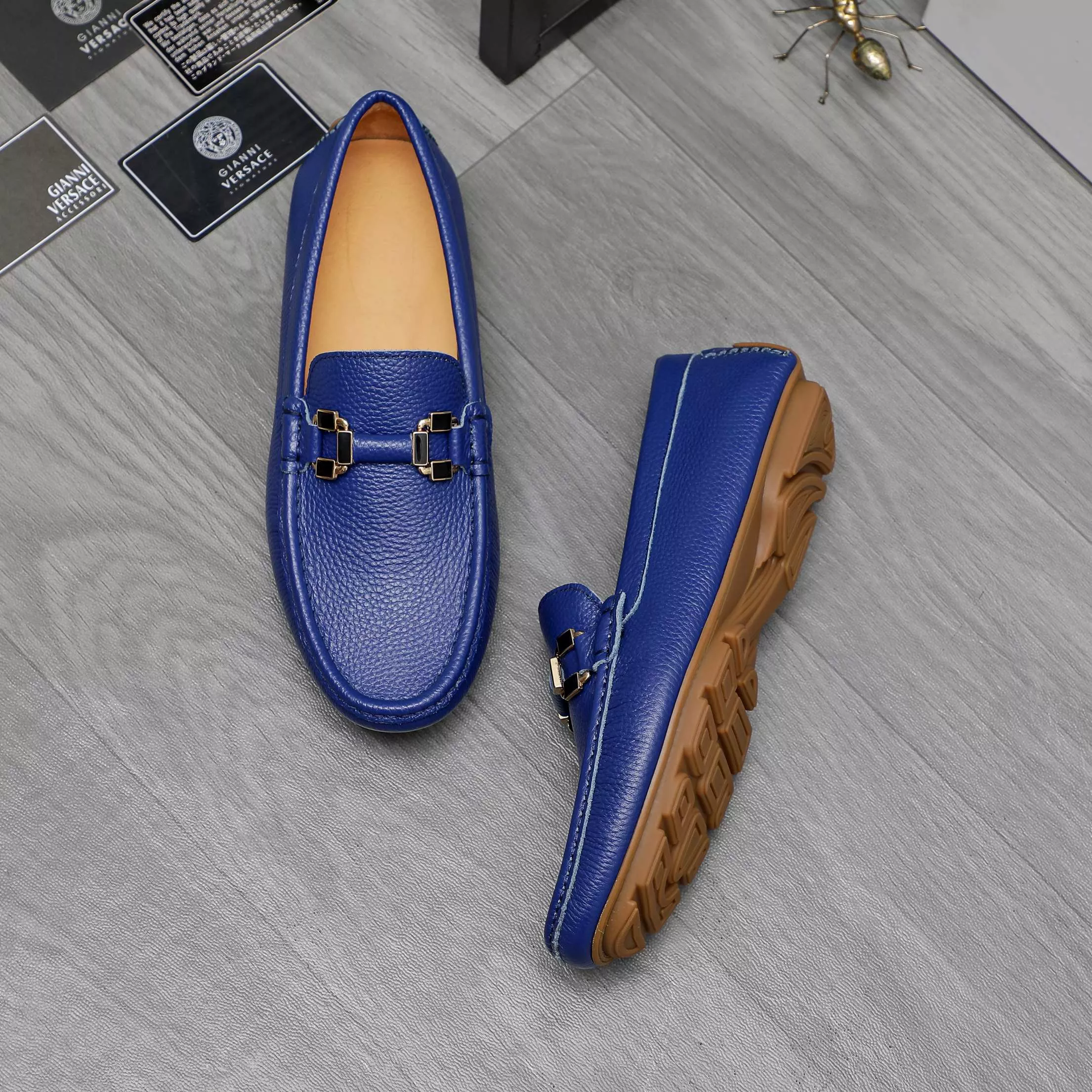 Versace Leather Shoes For Men Classic 1400