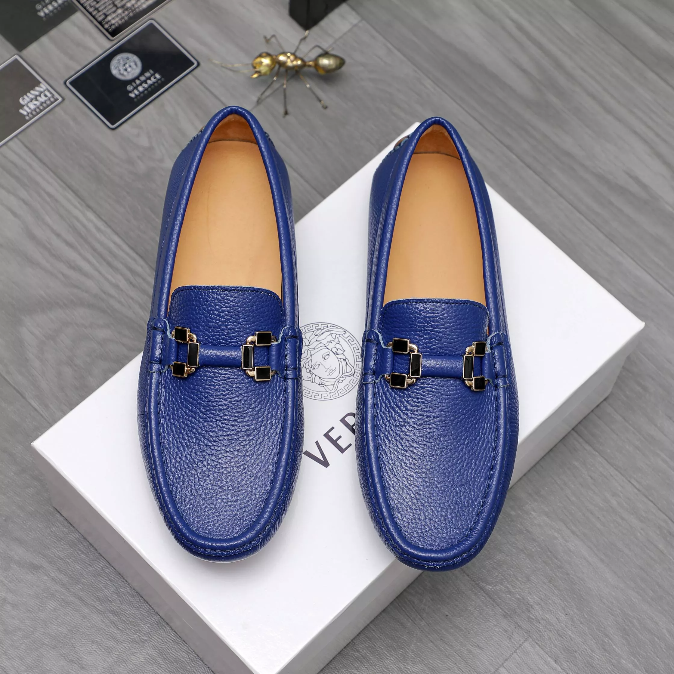 Versace Leather Shoes For Men Classic 1400