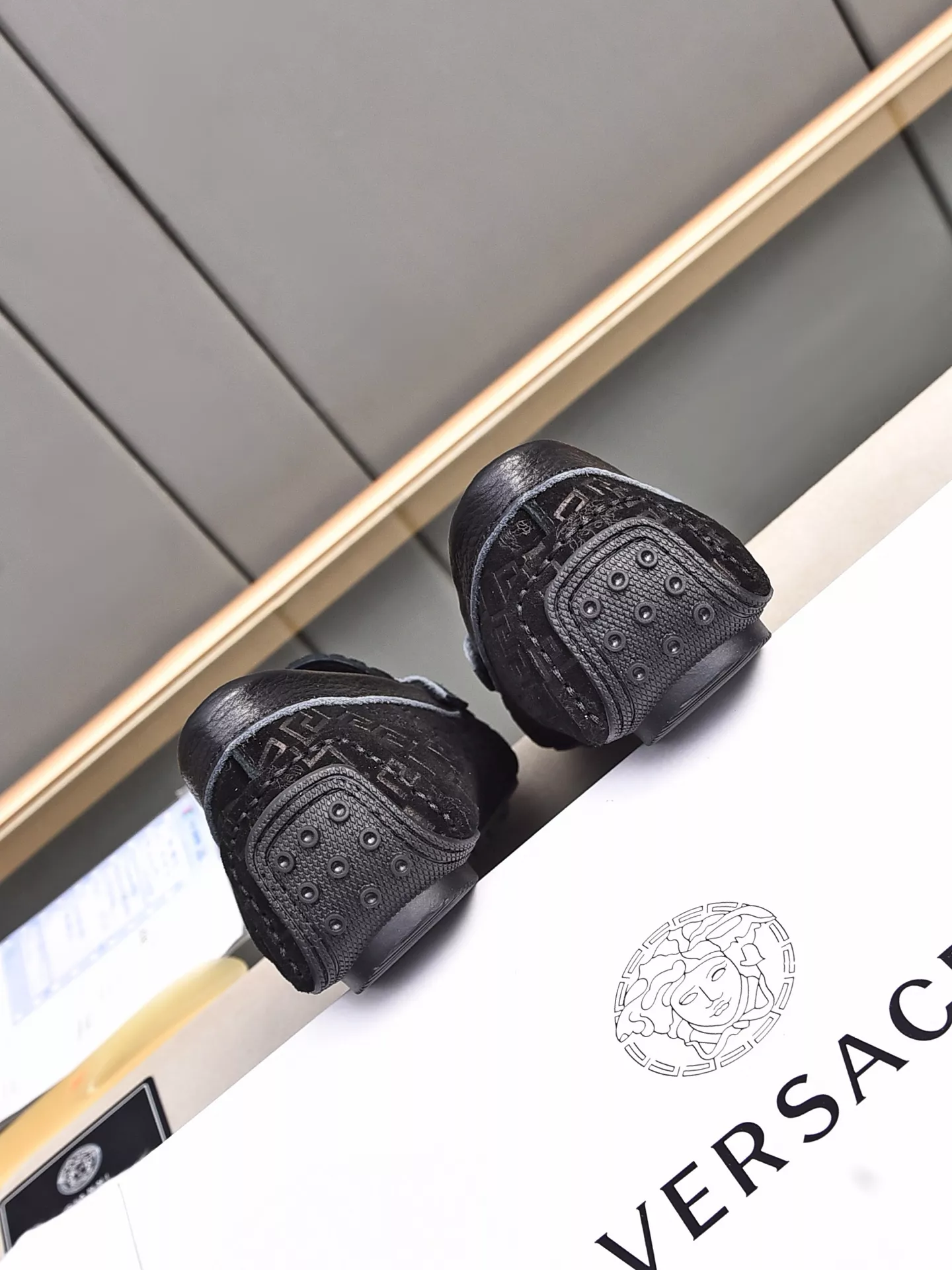 Versace Leather Shoes For Men Comfortable 2456