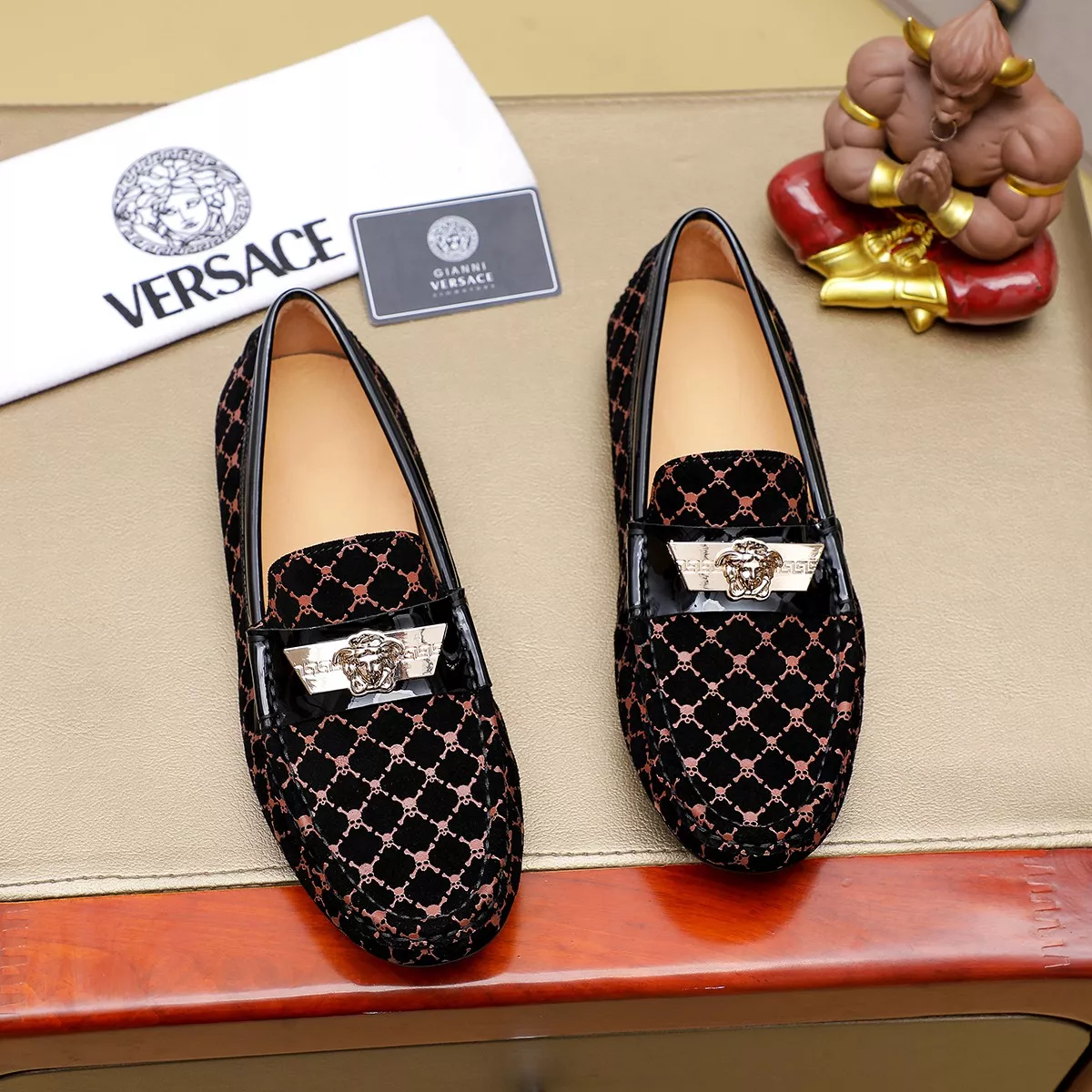 Versace Leather Shoes For Men Cozy 5042
