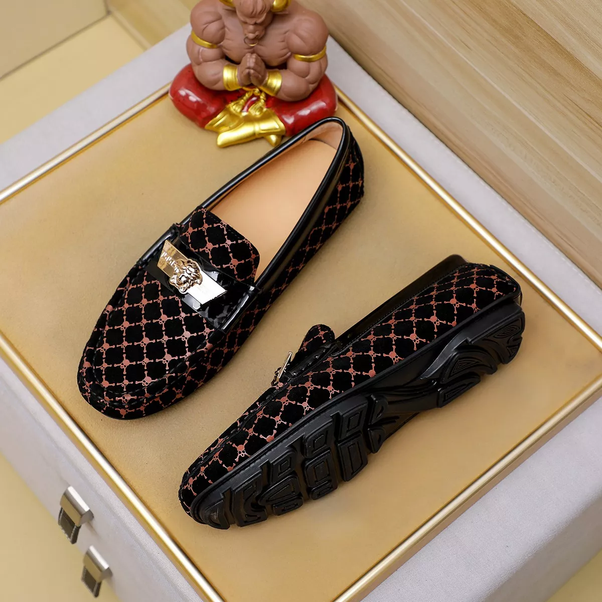 Versace Leather Shoes For Men Cozy 5042