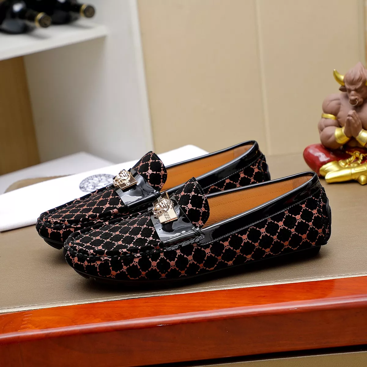 Versace Leather Shoes For Men Cozy 5042