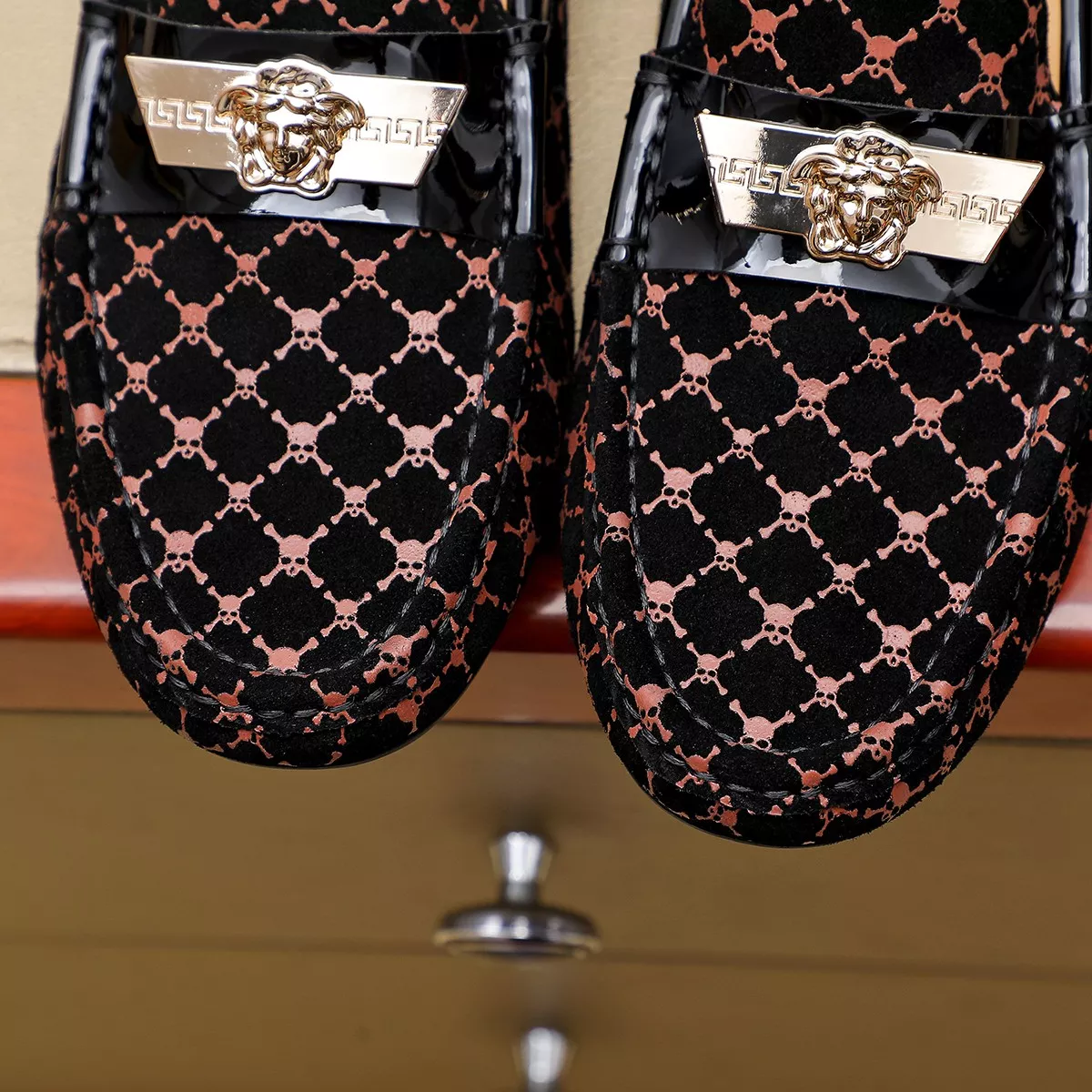 Versace Leather Shoes For Men Cozy 5042