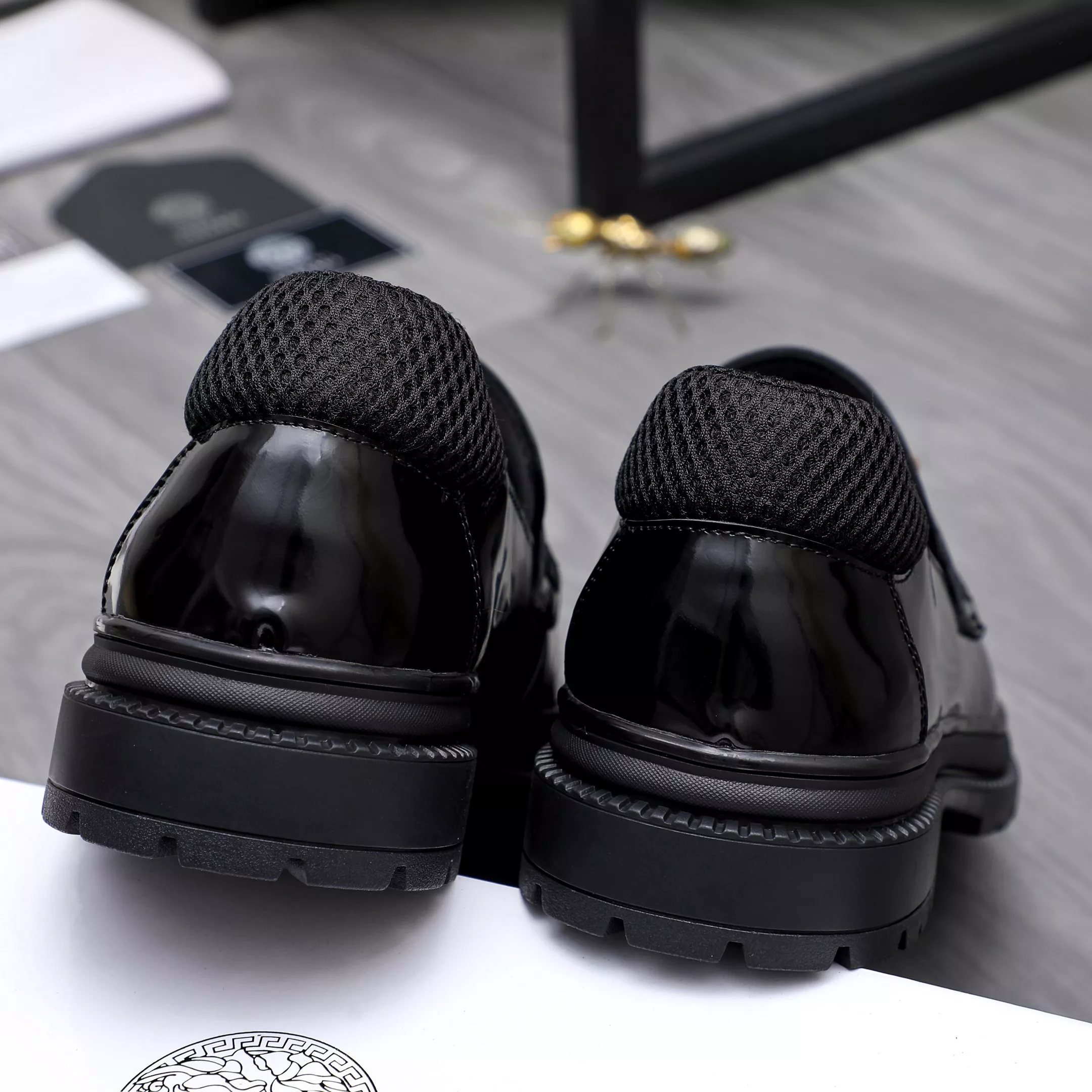 Versace Leather Shoes For Men DailyWear 7951