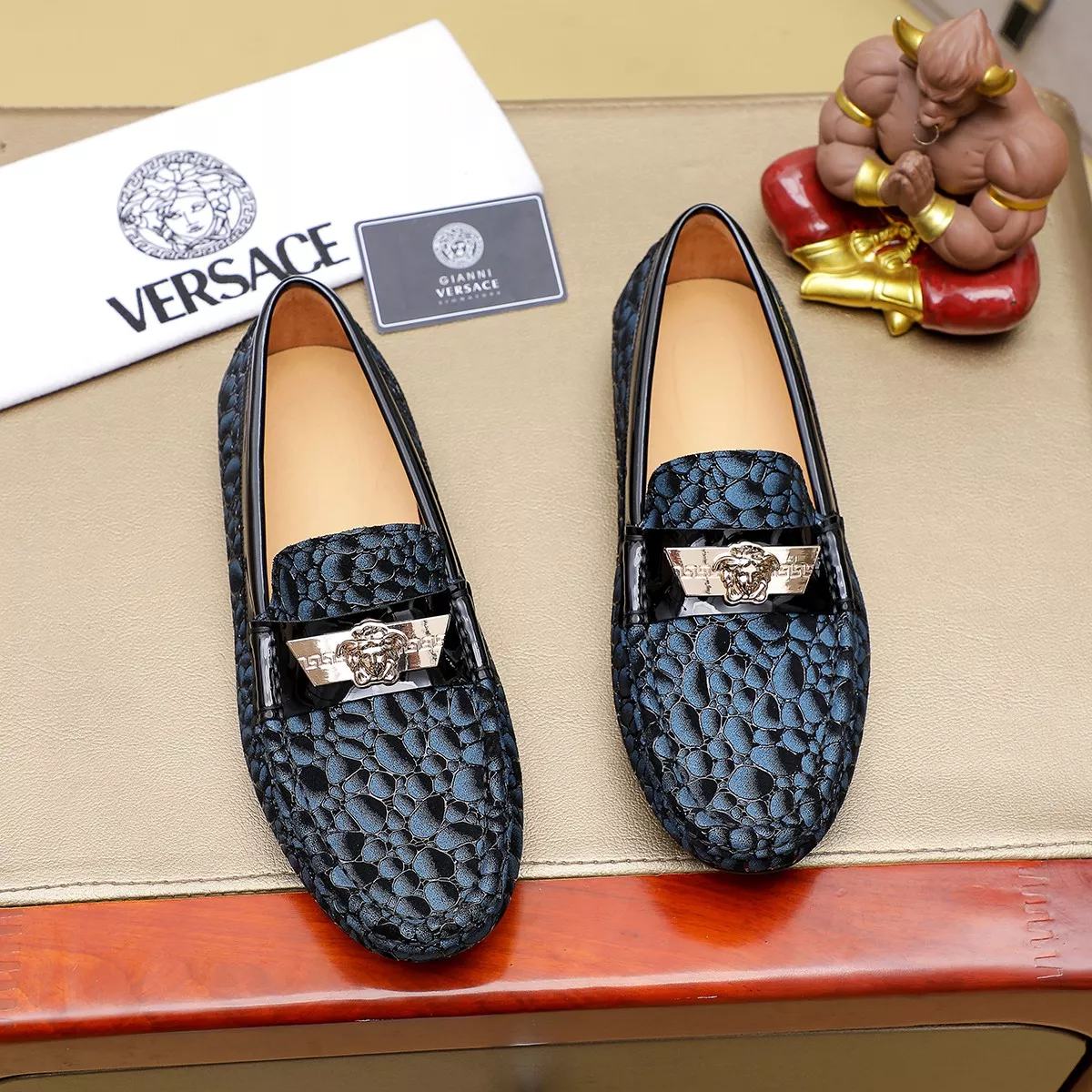 Versace Leather Shoes For Men EyeCatching 6566