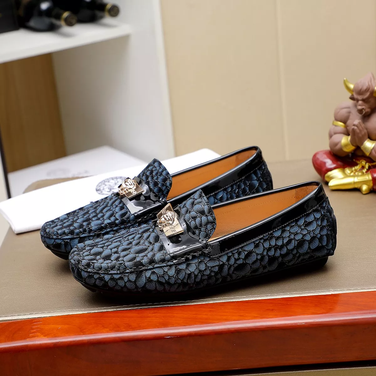 Versace Leather Shoes For Men EyeCatching 6566