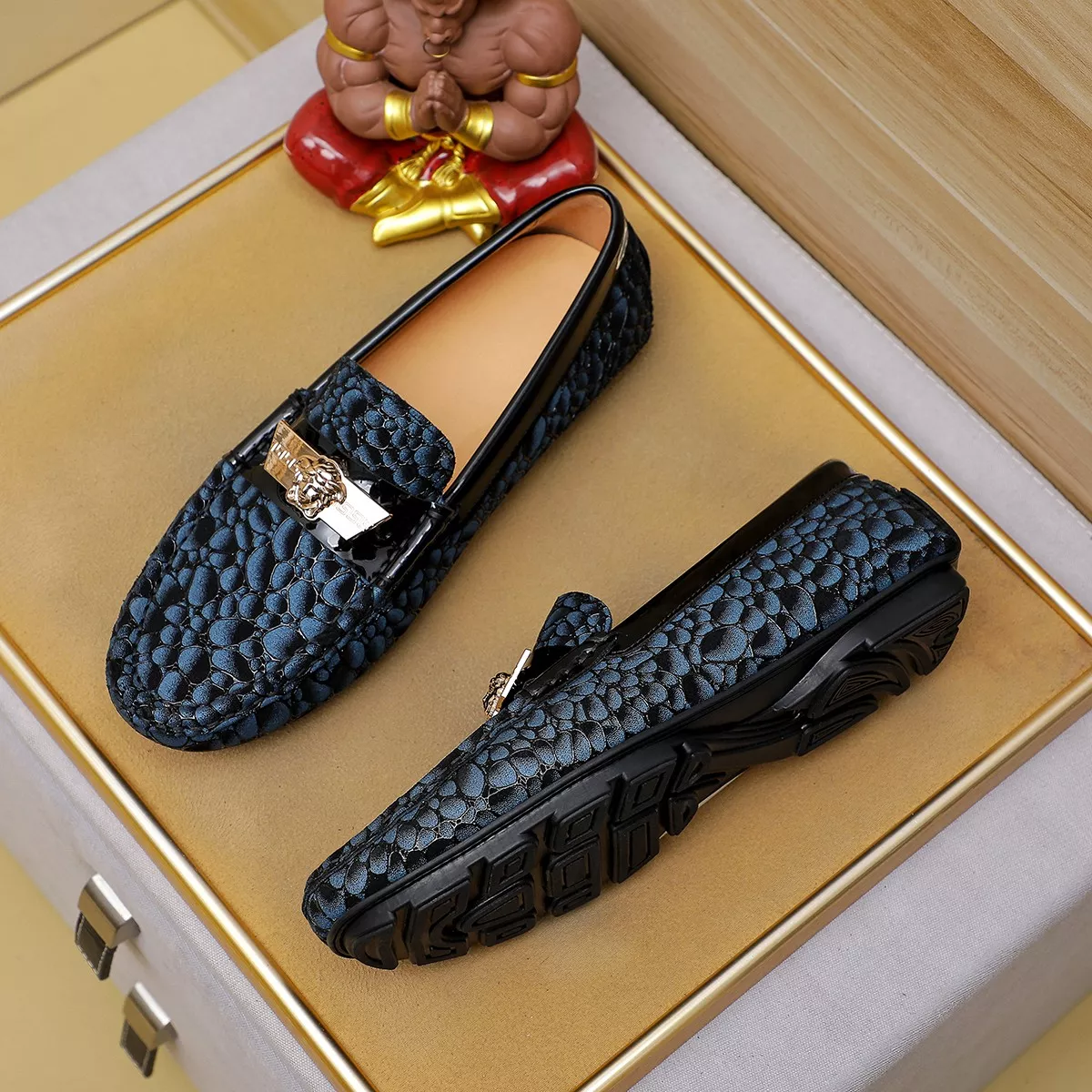 Versace Leather Shoes For Men EyeCatching 6566