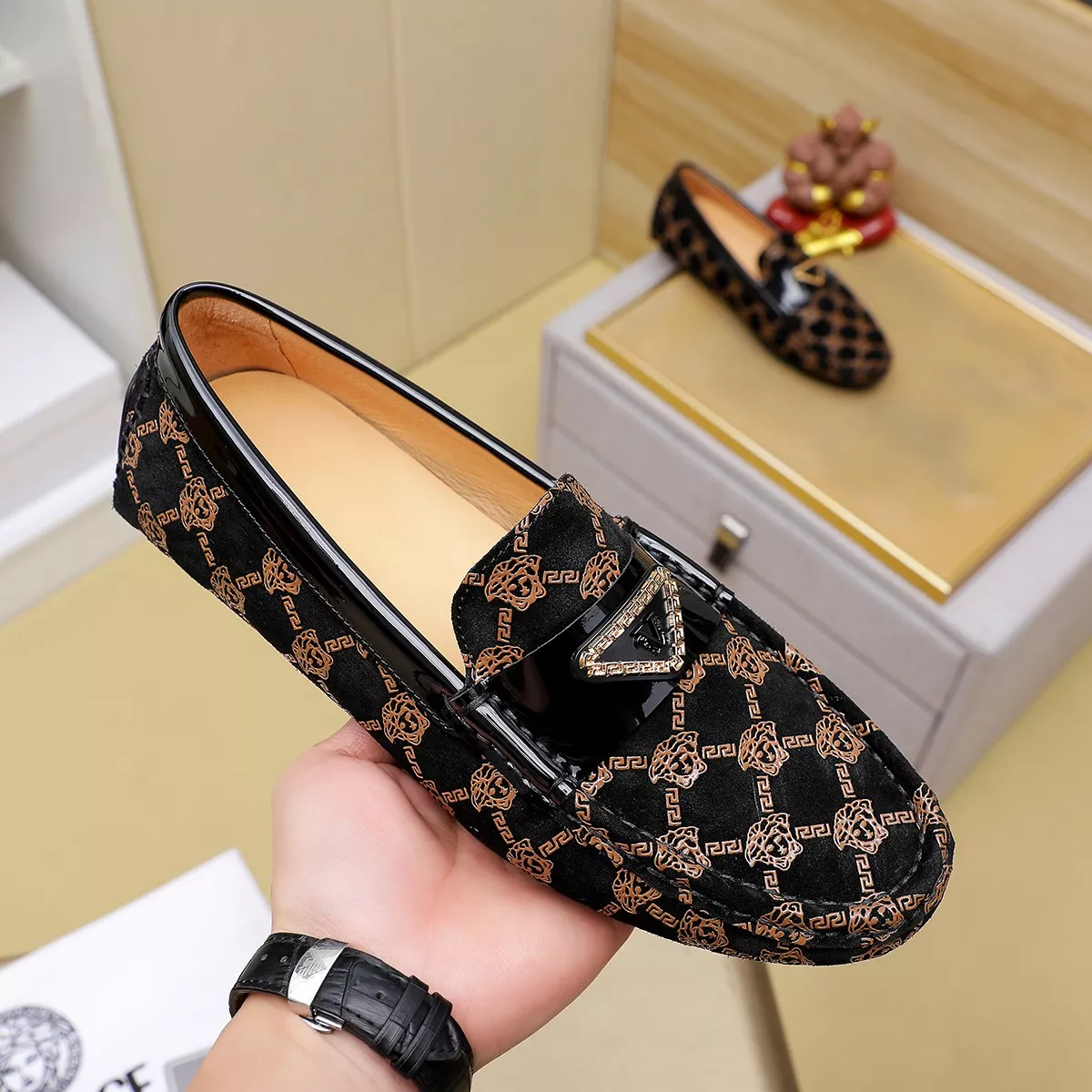 Versace Leather Shoes For Men HighQuality 4928