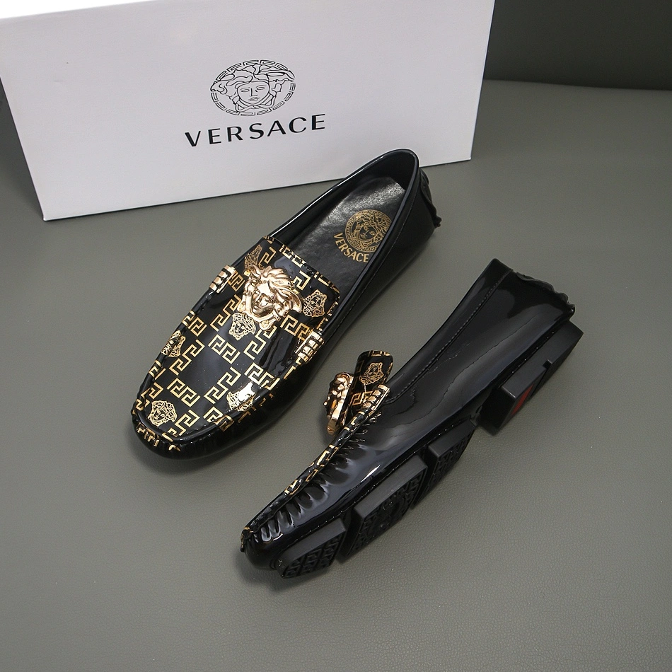 Versace Leather Shoes For Men Lightweight 6120