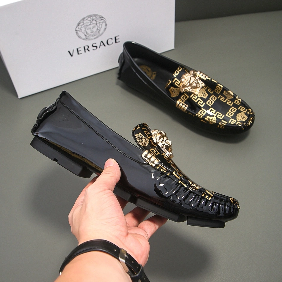 Versace Leather Shoes For Men Lightweight 6120