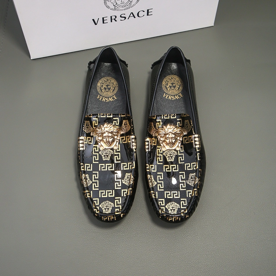 Versace Leather Shoes For Men Lightweight 6120