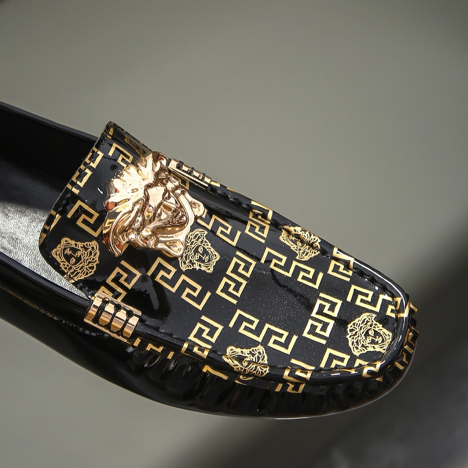 Versace Leather Shoes For Men Lightweight 6120