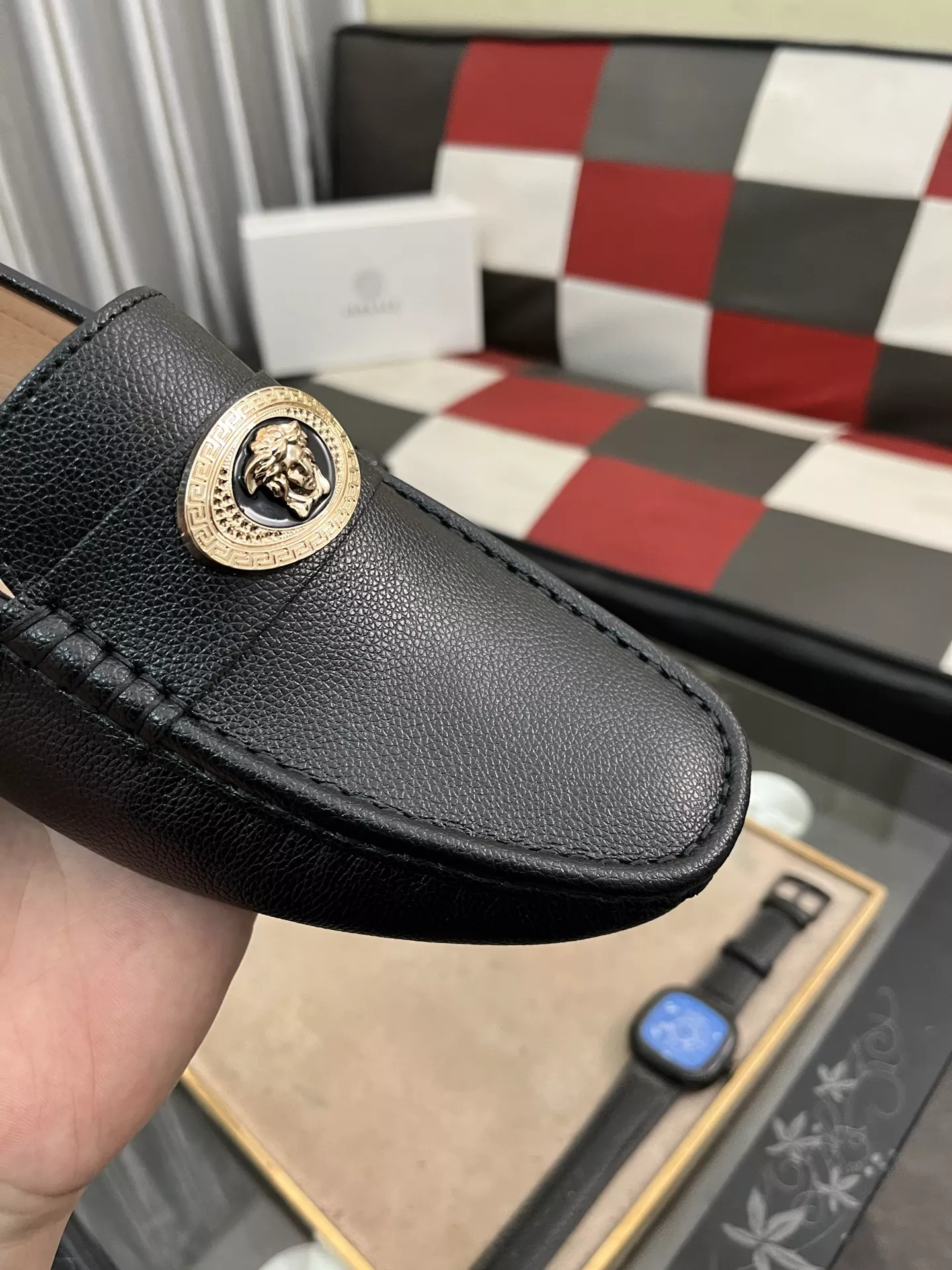 Versace Leather Shoes For Men Popular 5377