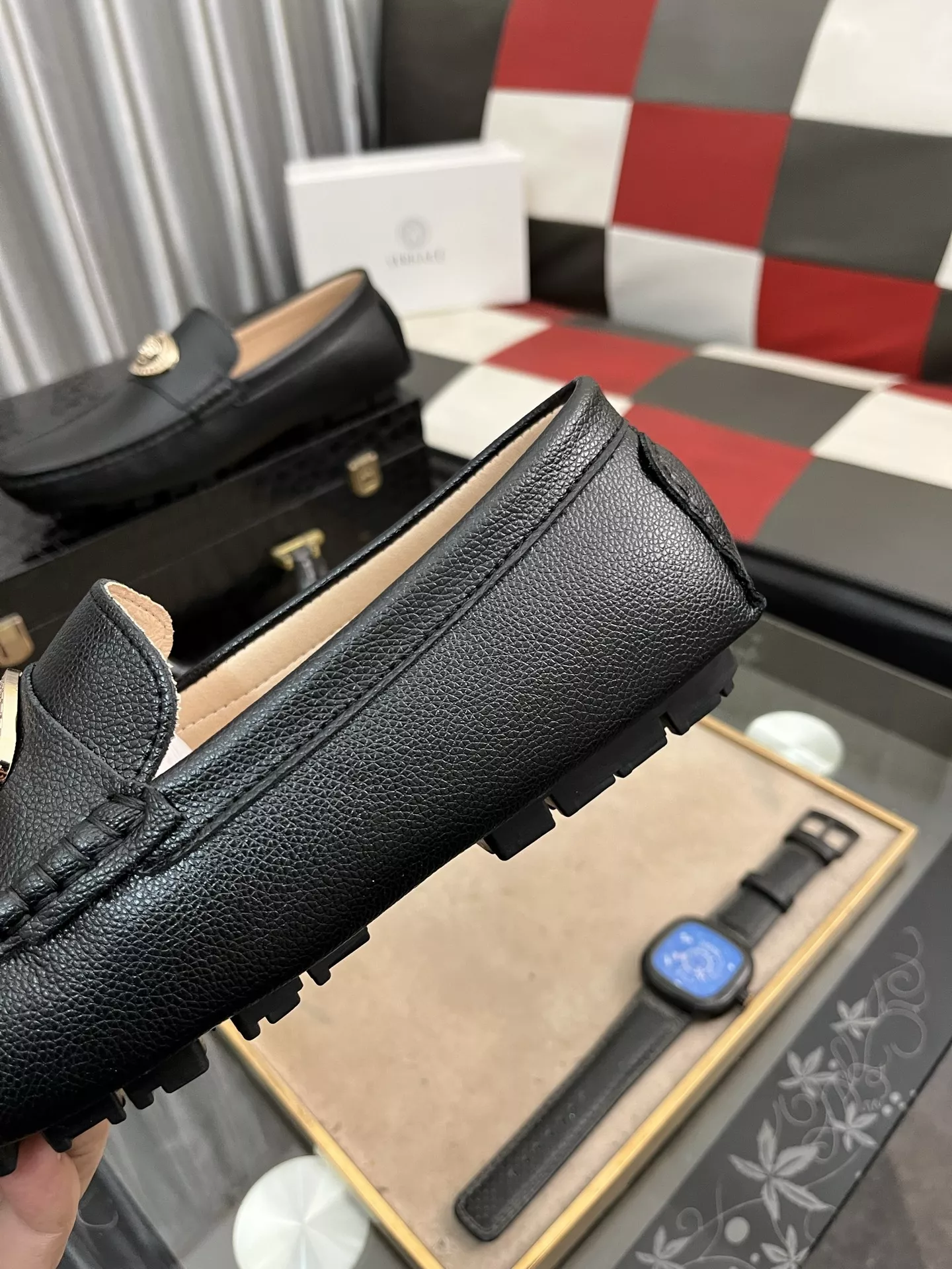Versace Leather Shoes For Men Popular 5377