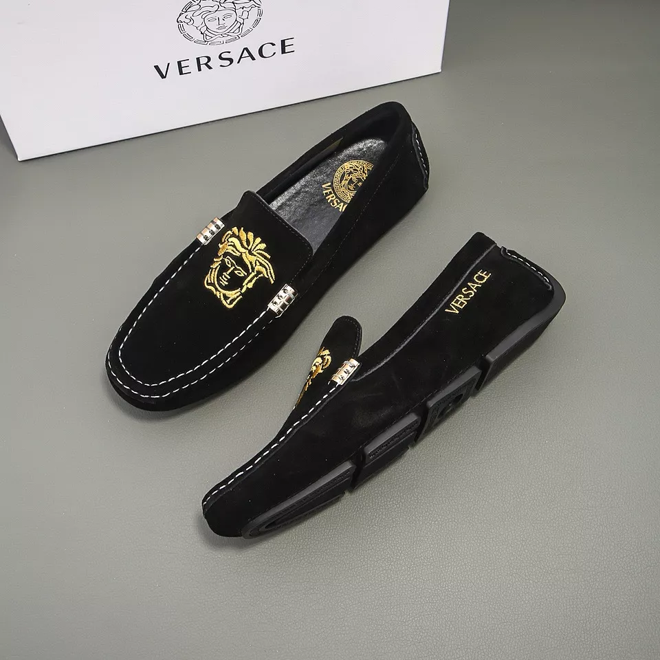 Versace Leather Shoes For Men Refined 1838