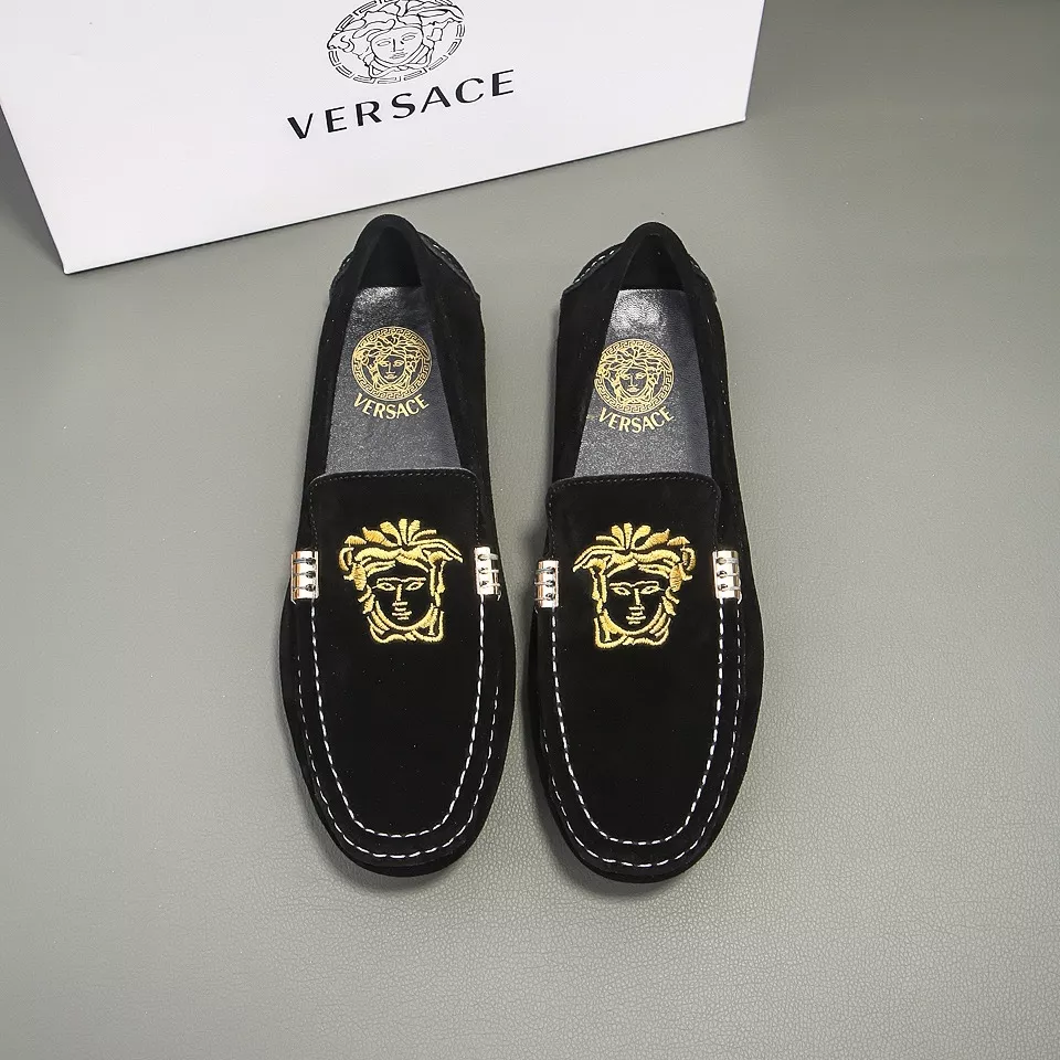 Versace Leather Shoes For Men Refined 1838