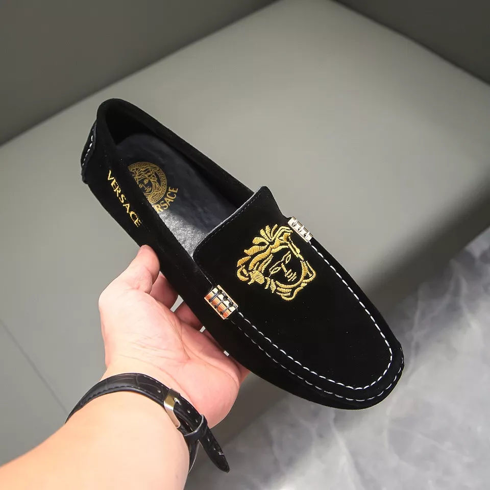 Versace Leather Shoes For Men Refined 1838