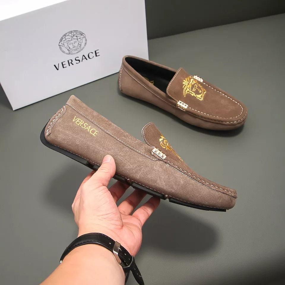 Versace Leather Shoes For Men Reliable 6465