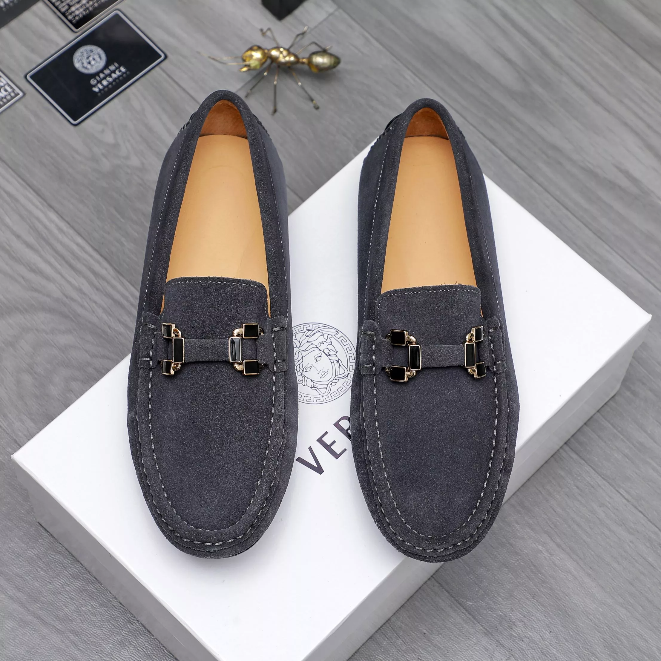 Versace Leather Shoes For Men Sleek 3799