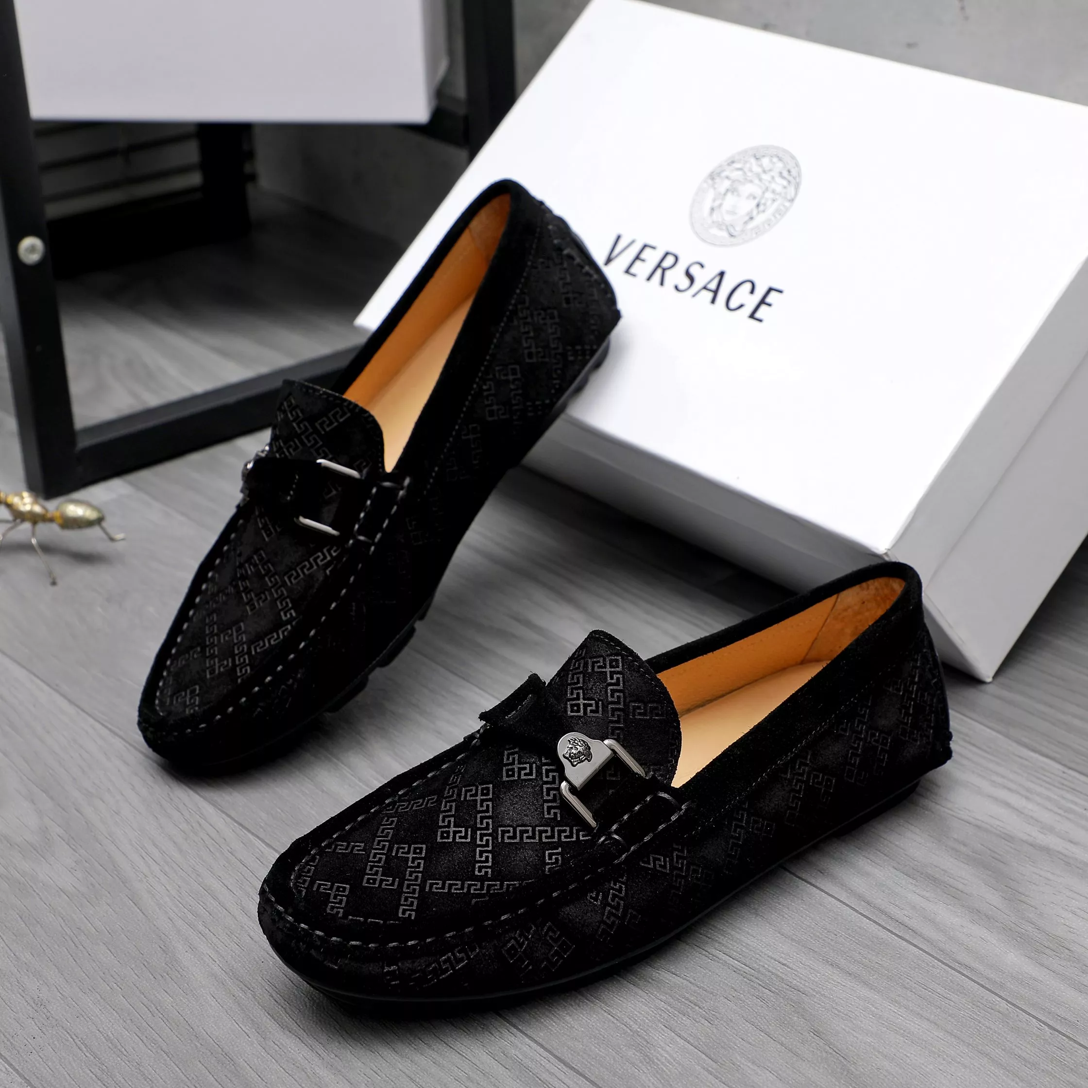 Versace Leather Shoes For Men Soft 7768