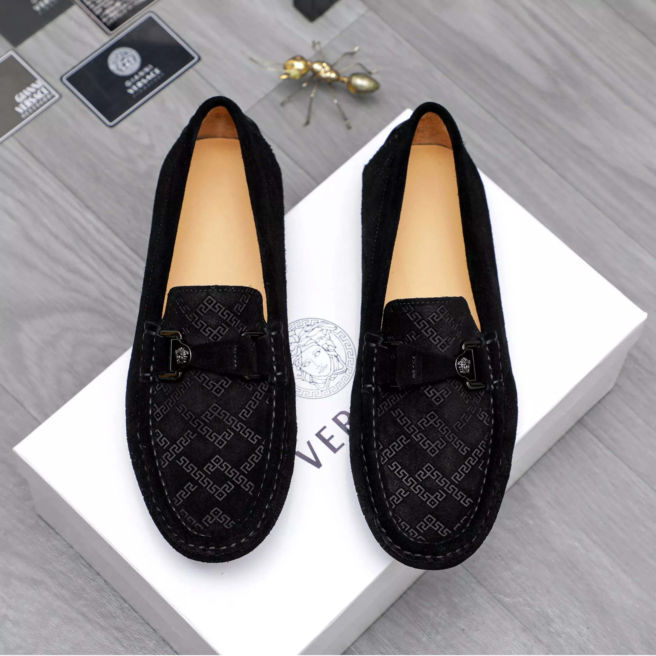 Versace Leather Shoes For Men Soft 7768