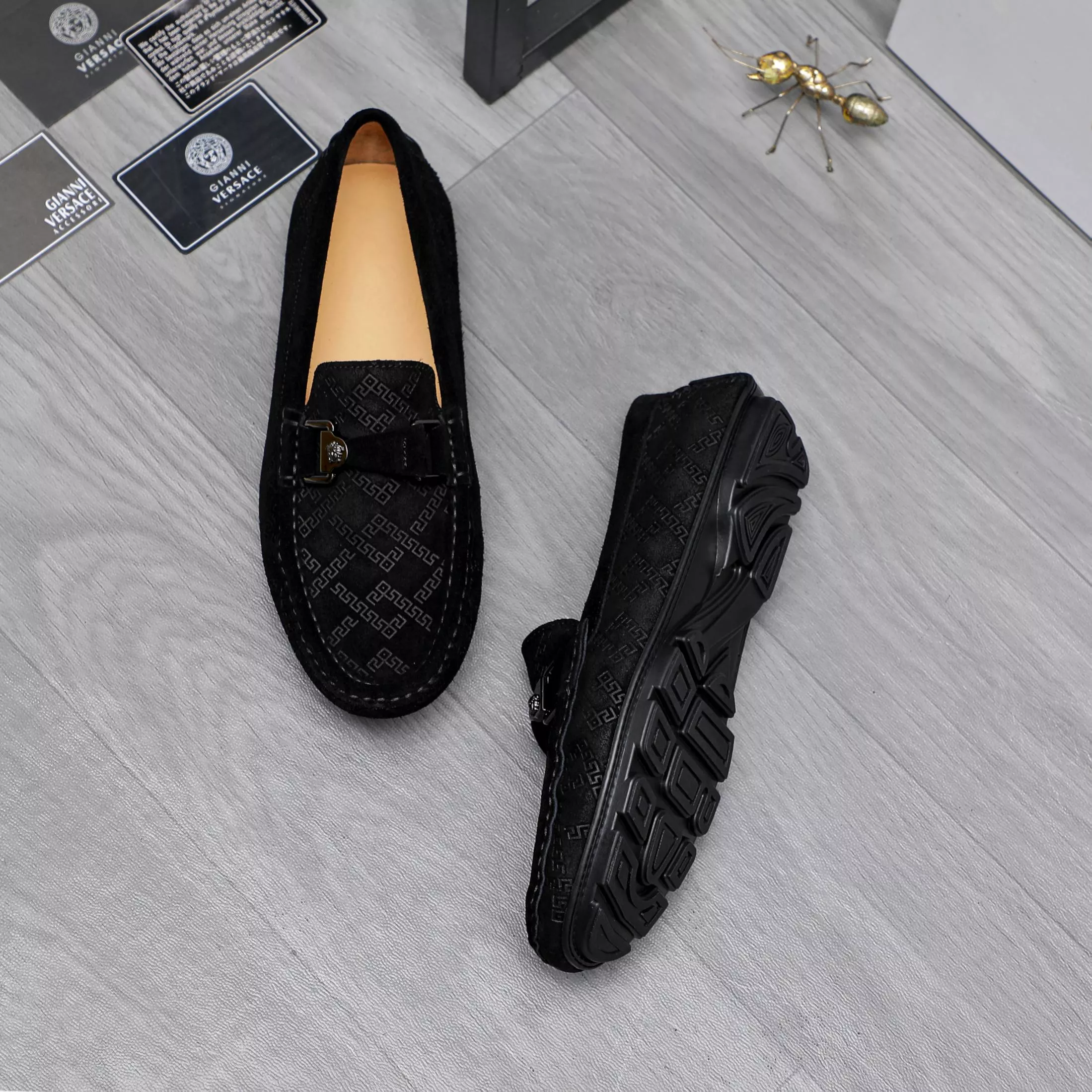 Versace Leather Shoes For Men Soft 7768