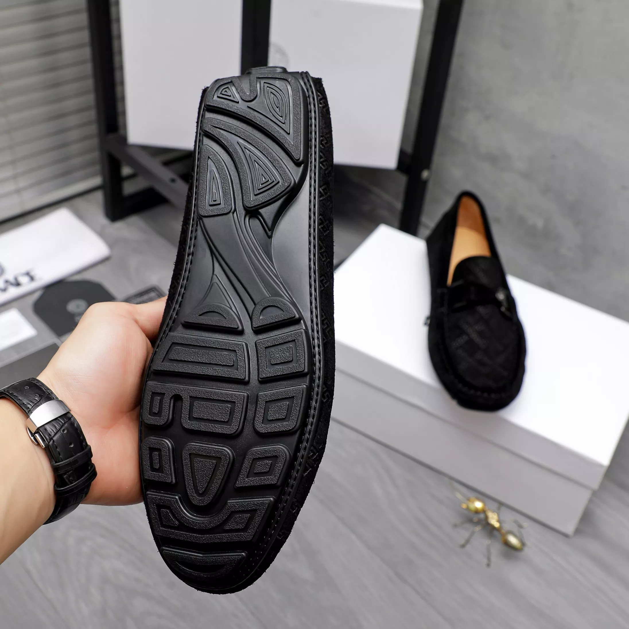 Versace Leather Shoes For Men Soft 7768