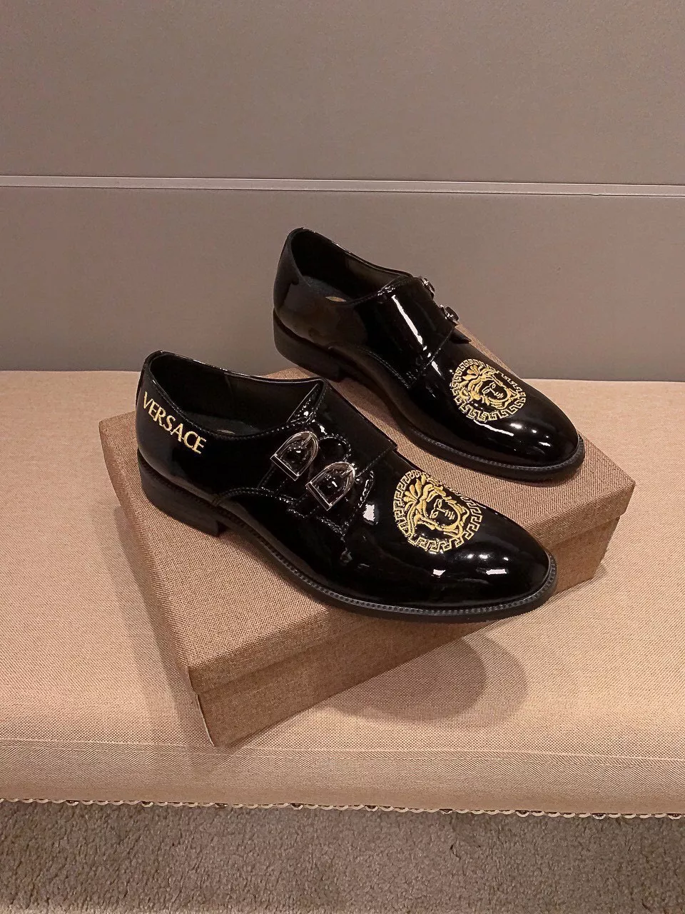 Versace Leather Shoes For Men Soft 9937