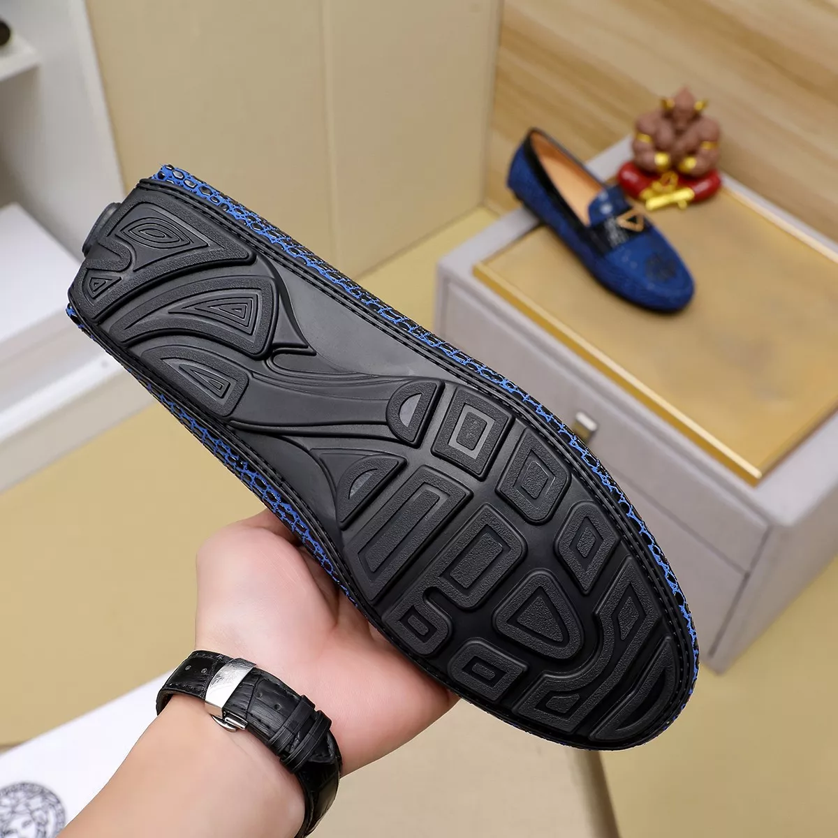Versace Leather Shoes For Men Trendsetting 6642