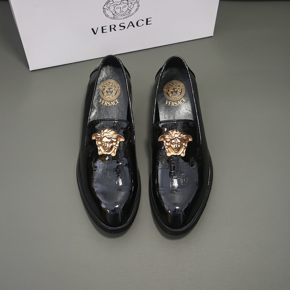 Versace Leather Shoes For Men Trendsetting 7682