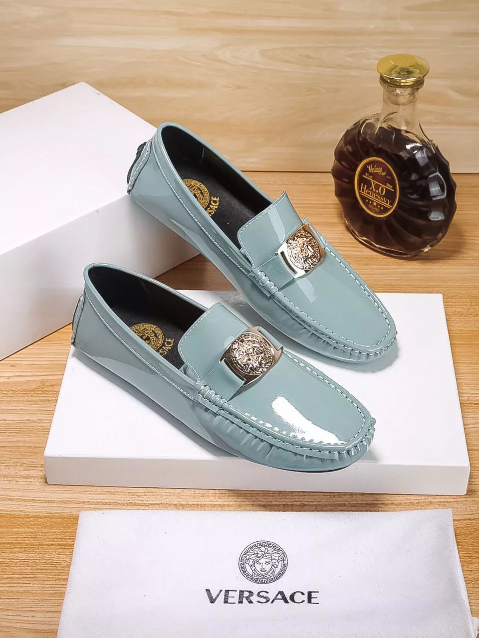 Versace Leather Shoes For Men Trendy 9695