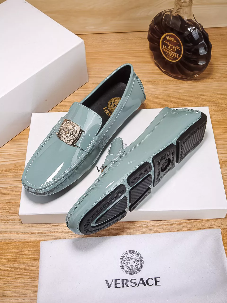 Versace Leather Shoes For Men Trendy 9695