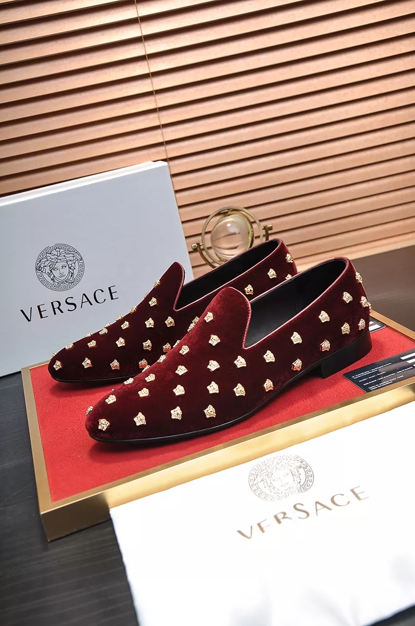 Versace Leather Shoes For Men Unique 3154