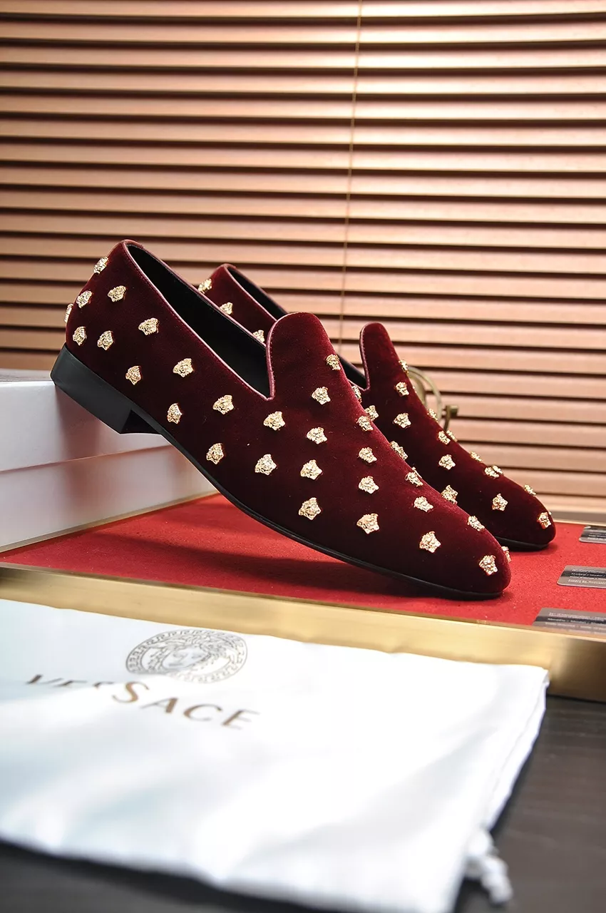 Versace Leather Shoes For Men Unique 3154